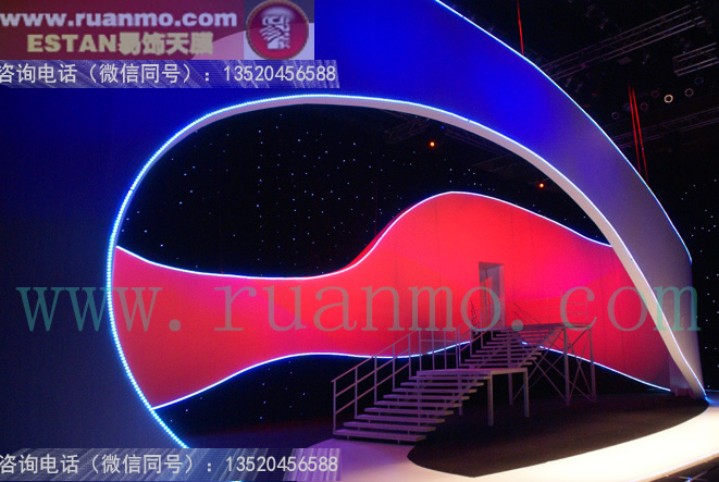 愛慕新品發(fā)布會舞臺背景