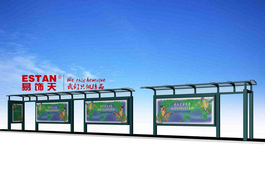 公交車站燈箱